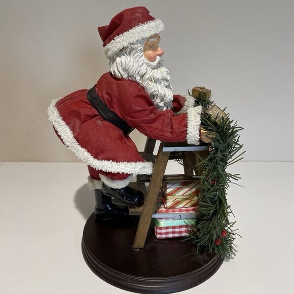 Possible Dreams Clothique Santa at Desk Fabriché Collection 10.5" Vintage RARE - Picture 11 of 16